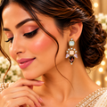 Vintage Crystal Chandelier Drop Earrings
