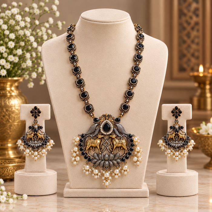 Modern Oxidized Necklaces